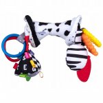 Jucarie zornaitoare Balibazoo Twister Toy cu jucarii de dentitie 0 luni+ multicolor