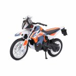 Macheta motocicleta Bburago scara 1:18 KTM 790 Adventure R Rally albastru/portocaliu