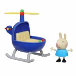 Vehicul cu figurina micul elicopter Peppa Pig