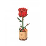 Puzzle 3D Rowood Trandafirul rosu lemn 106 piese