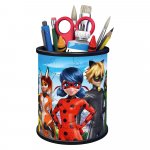 Puzzle 3D suport pixuri Miraculous 54 piese