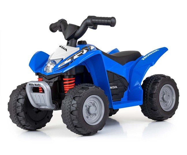 ATV electric pentru copii licenta Honda 18-36 luni cu sunete si lumini Blue - 7