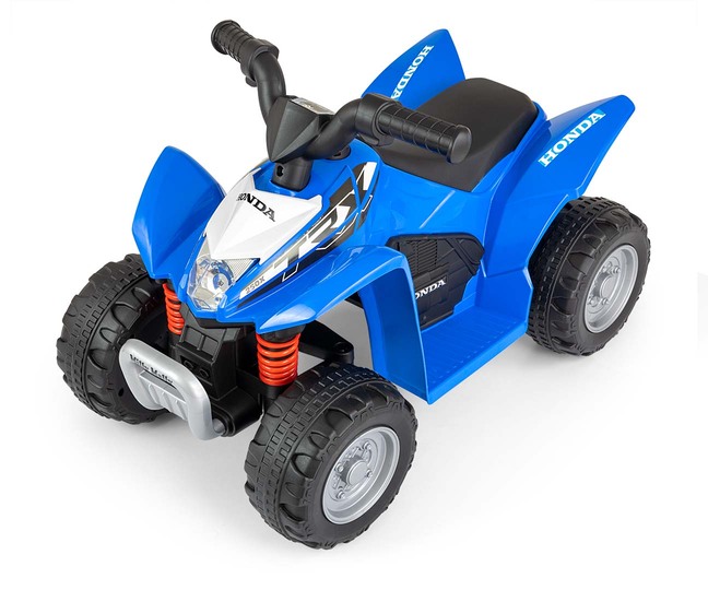 ATV electric pentru copii licenta Honda 18-36 luni cu sunete si lumini Blue - 2