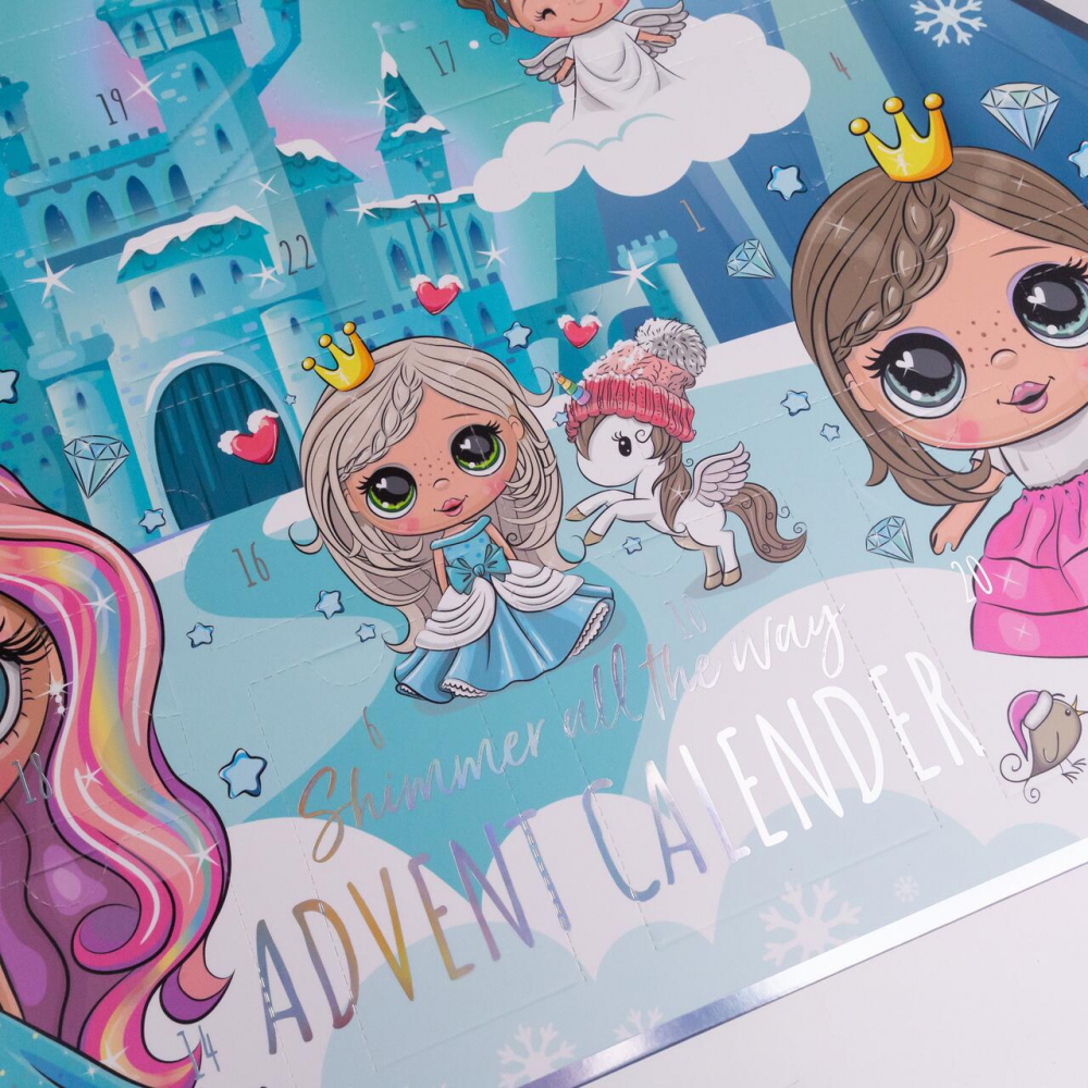 Advent calendar cu produse de ingrijire Little Princess Accentra 24 surprize - 1 | YEO