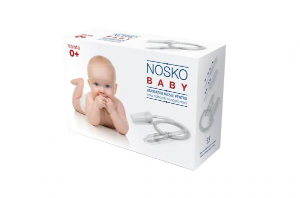 Aspirator nazal Nosko pentru nou nascuti si copii Nosko Baby