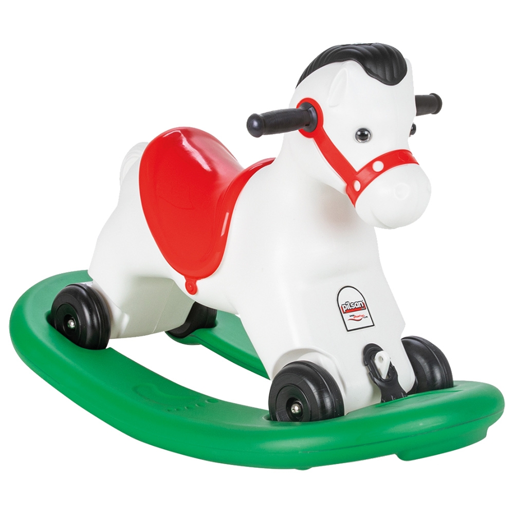 Balansoar muzical pentru copii Pilsan Horse white - 3 | YEO