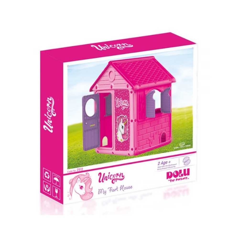 Casuta pentru copii My first house Pink Unicorn - 1 | YEO