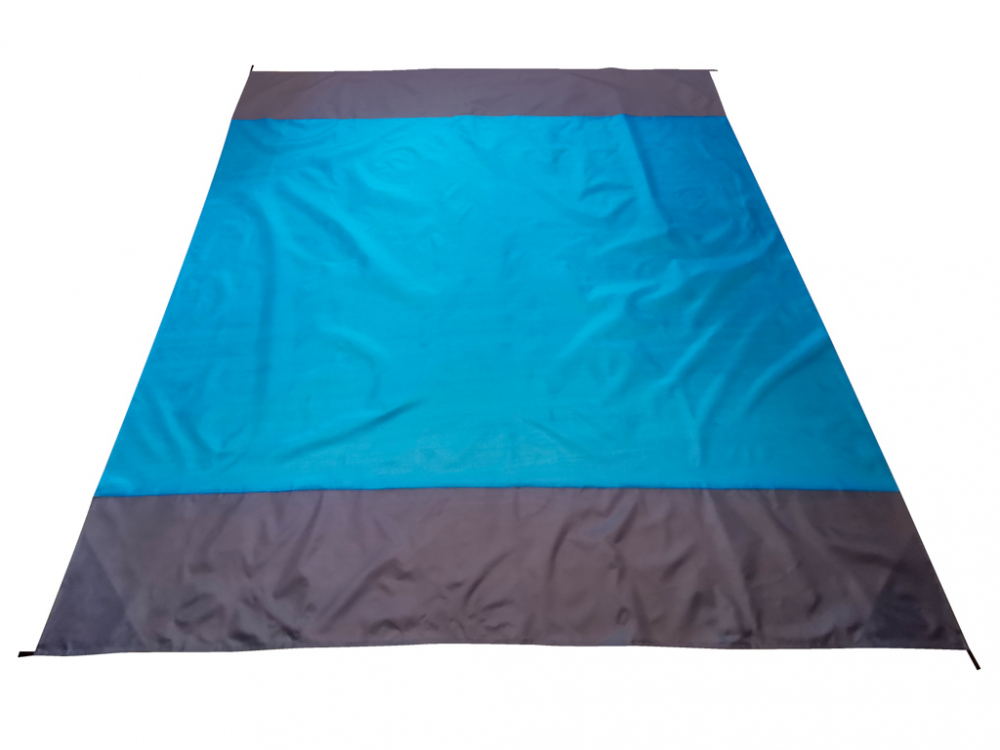 Covor impermeabil pentru plaja sau camping 210 x 200cm Blue - 1 | YEO