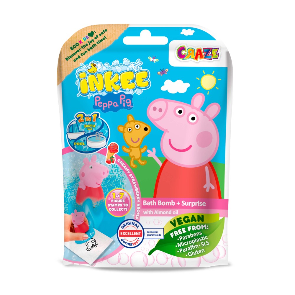 Bila de baie pentru copii Craze cu surpriza Peppa Pig - 1 | YEO