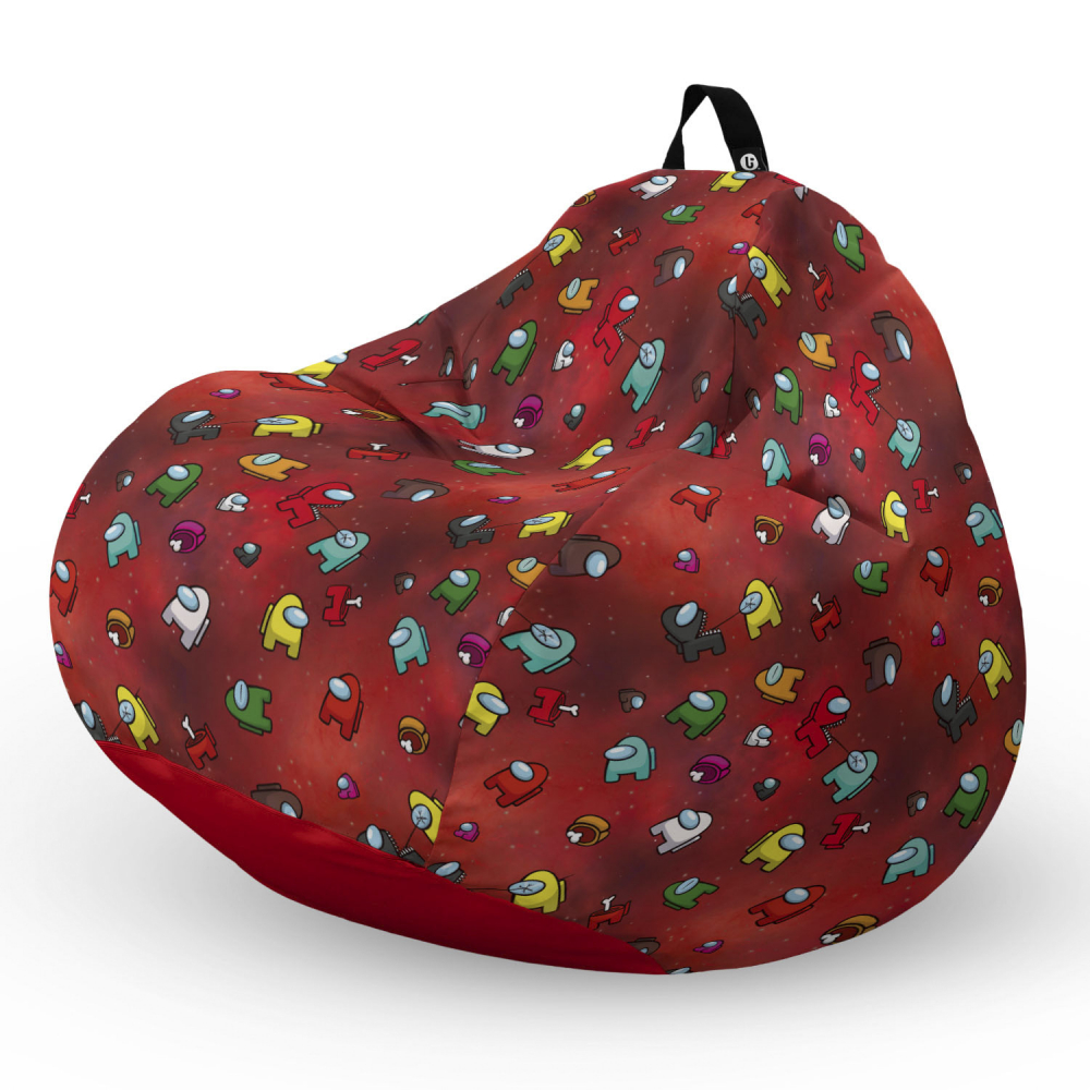 Fotoliu Puf Bean Bag tip Para XL Among Us Red - 4