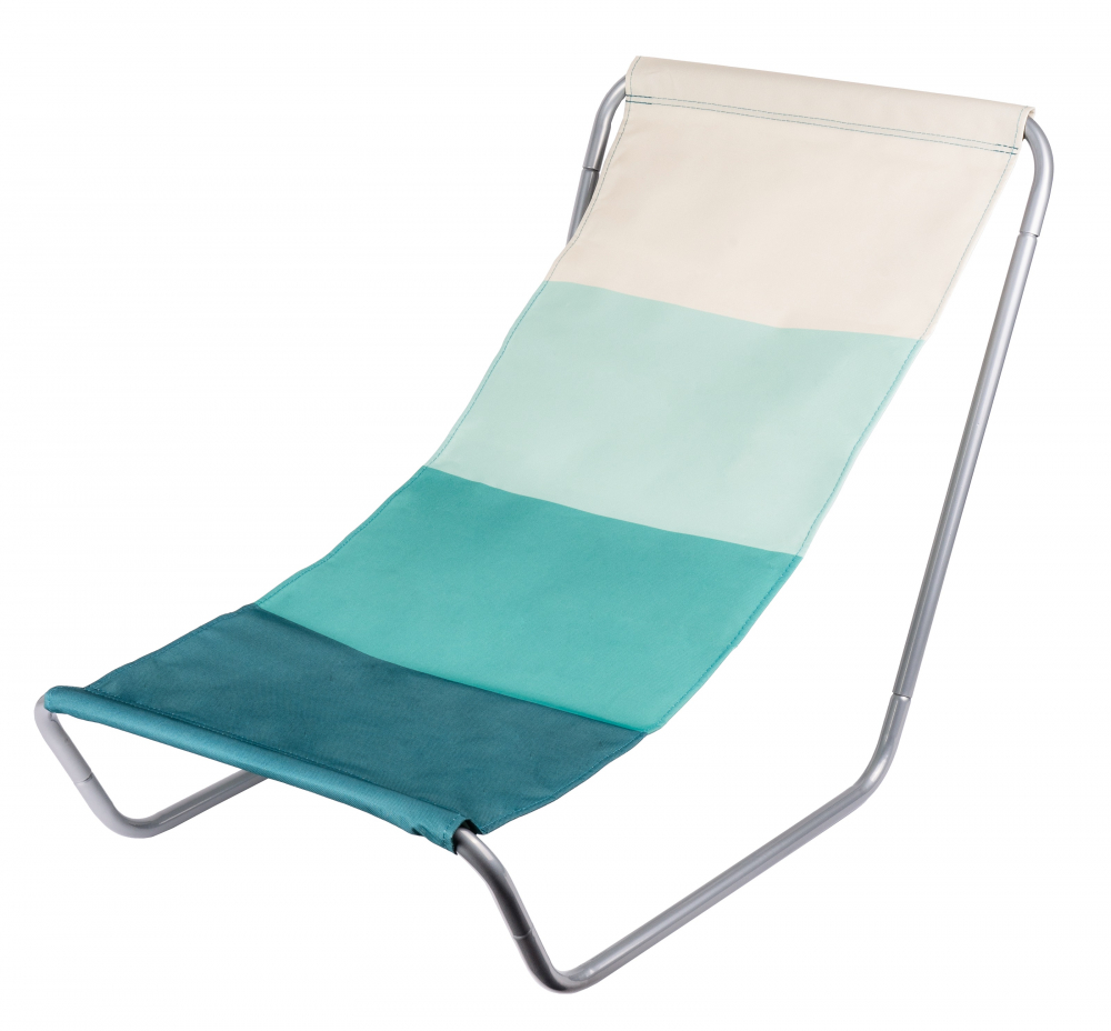 Sezlong pliabil de plaja sau gradina 50x95 cm cu geanta Pastel Blue - 4 | YEO