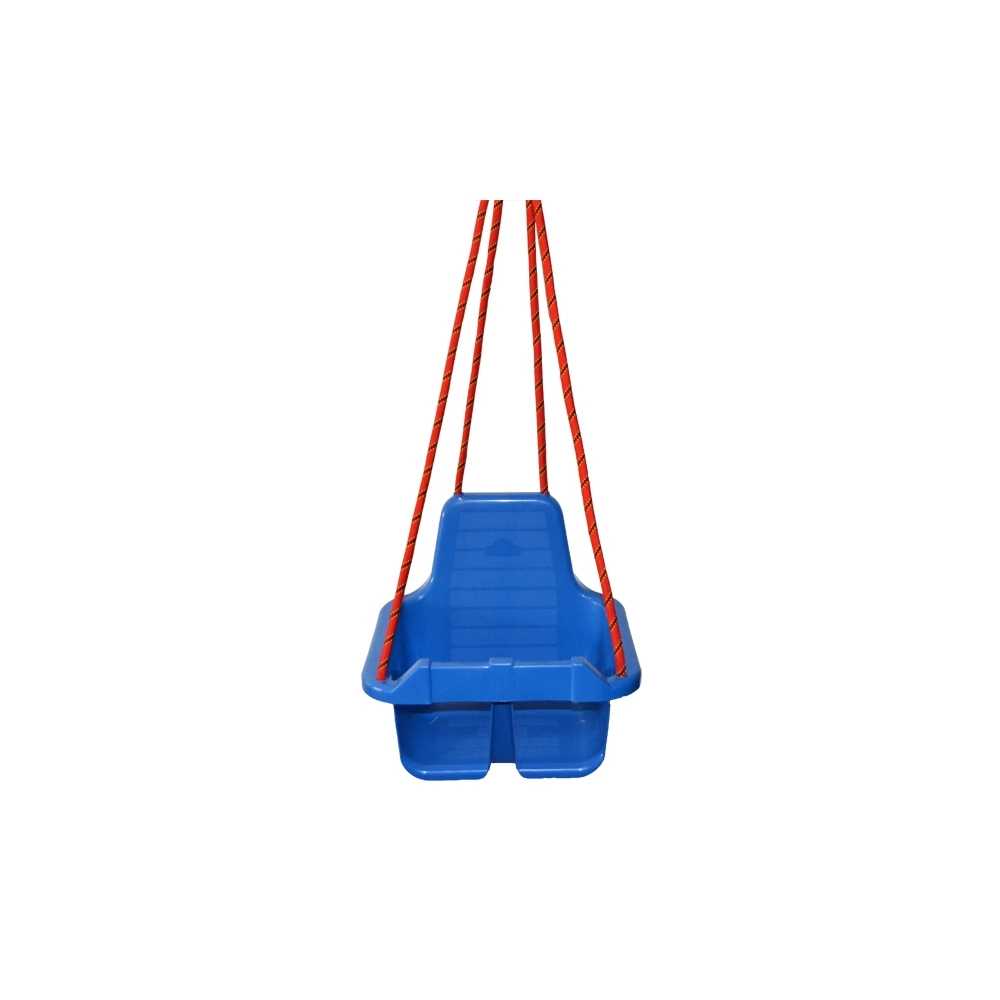 Leagan din plastic cu spatar 35 x 30 cm Blue - 2 | YEO