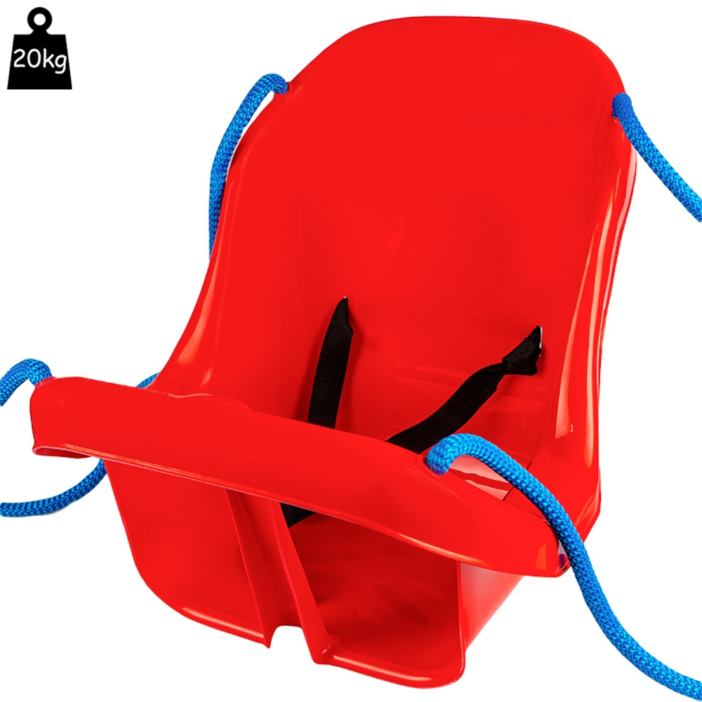 Leagan din plastic cu spatar 48 x 38 cm Red