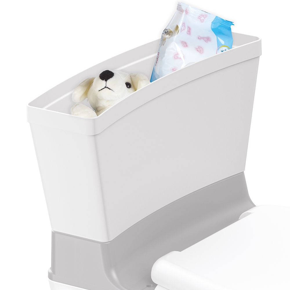 Olita educationala 2 in 1 tip wc cu sunete XL Grey - 1 | YEO