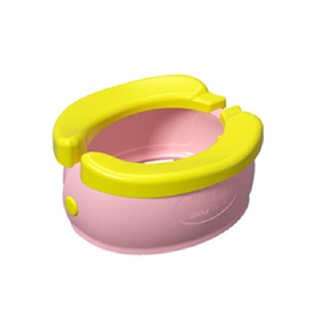 Olita portabila pentru calatorii Little Mom Banana Pink