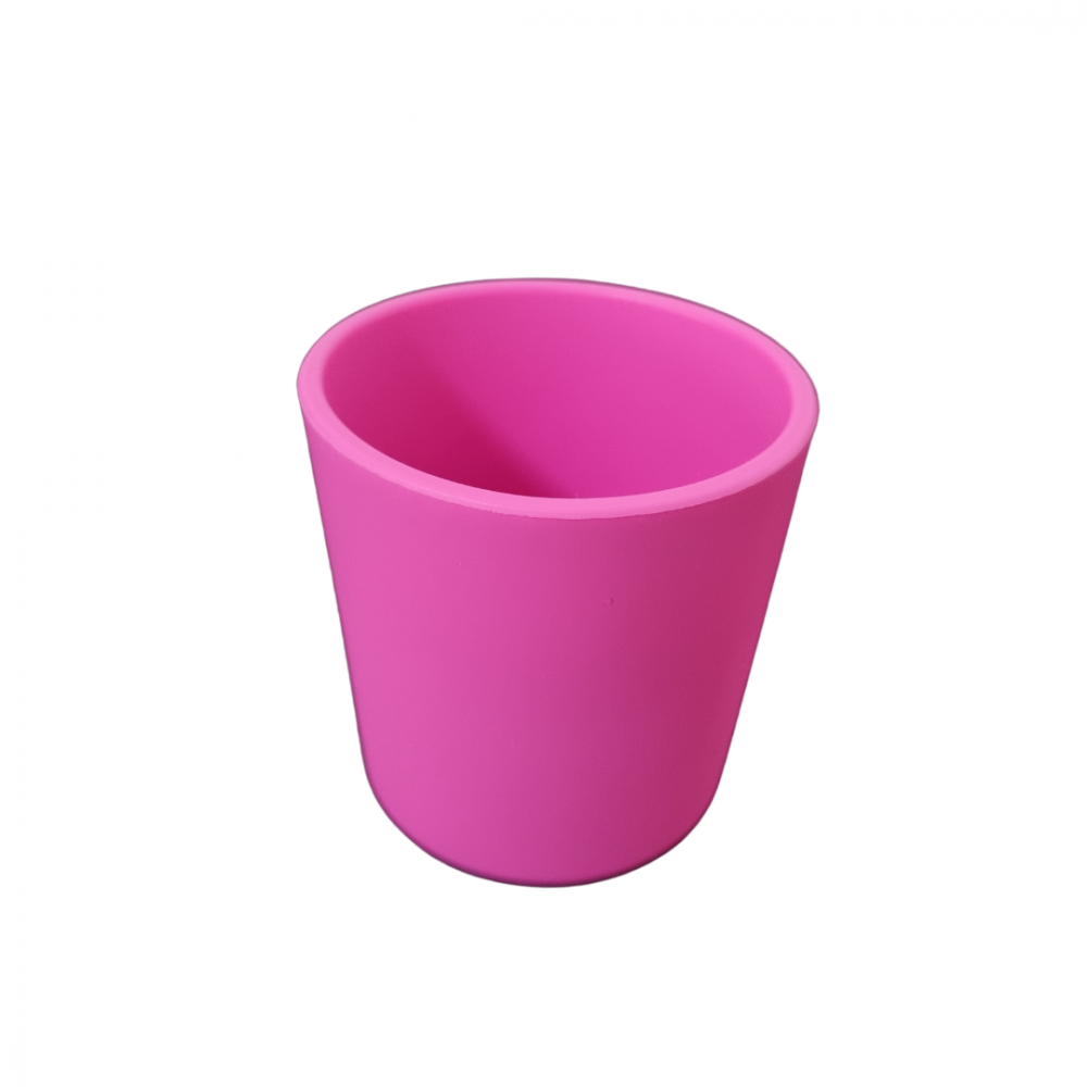 Pahar din silicon pentru copii Oaki 180ml fucsia