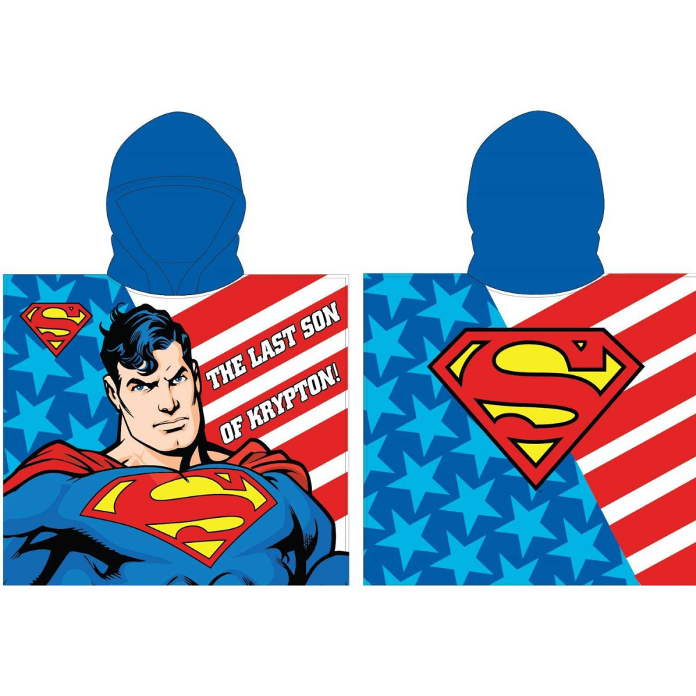 Poncho cu gluga Eplusm Superman 55x110 cm EPMSUP5246275 - 1 | YEO