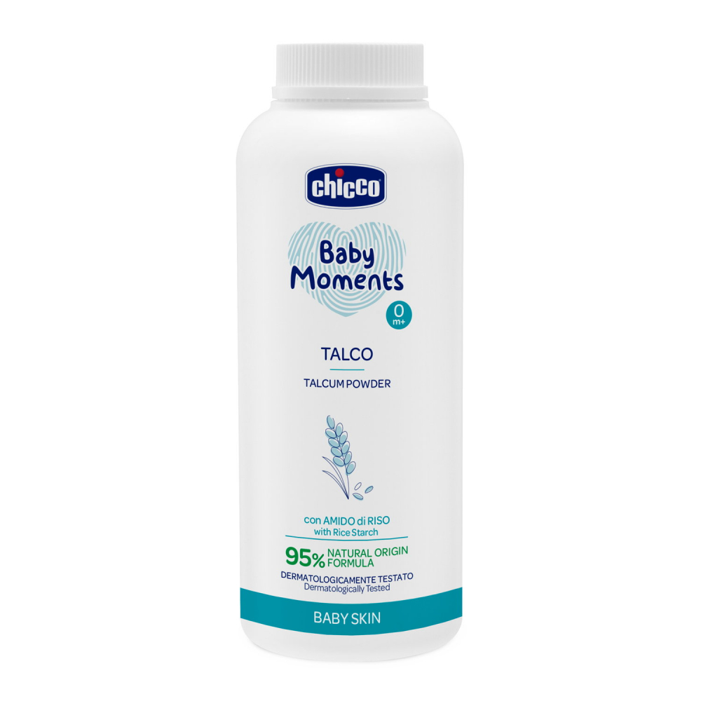 Pudra de talc Chicco Baby Moments 150g 0luni+ - 3 | YEO