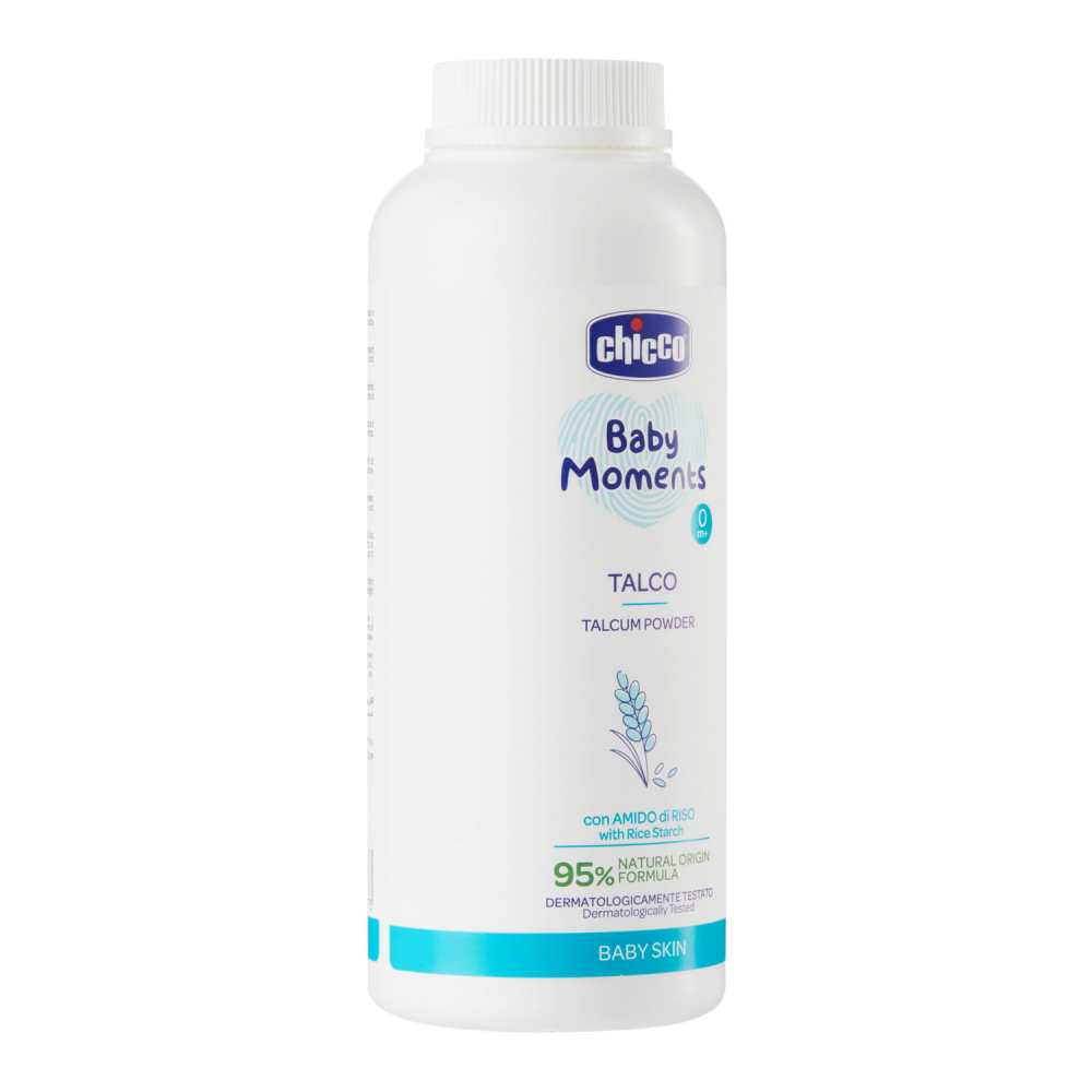 Pudra de talc Chicco Baby Moments 150g 0luni+ - 1 | YEO