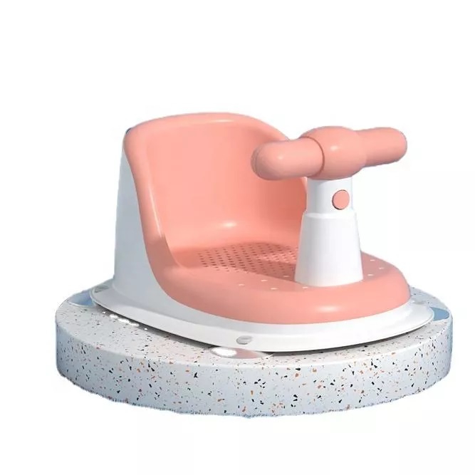 Scaun de baie pentru bebelusi Little Mom Pink