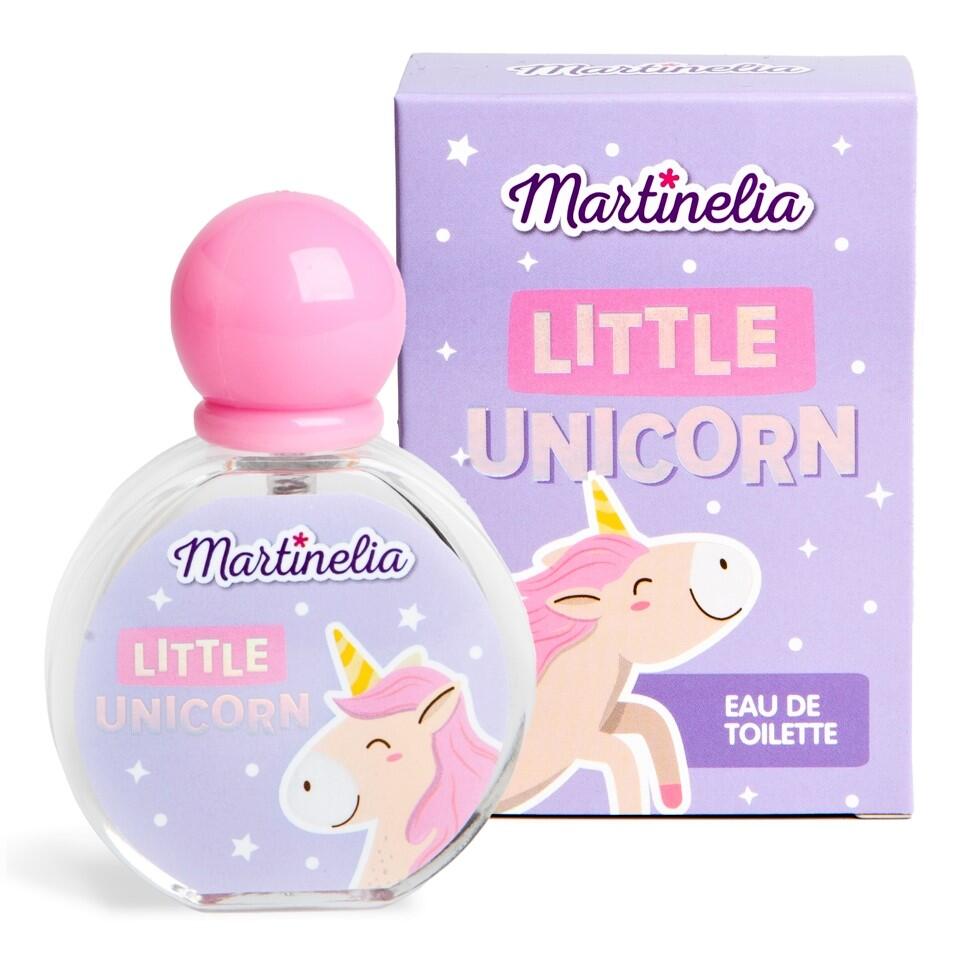 Set 11 bucati apa de toaleta copii si tester Little Unicorn Martinelia 30ml