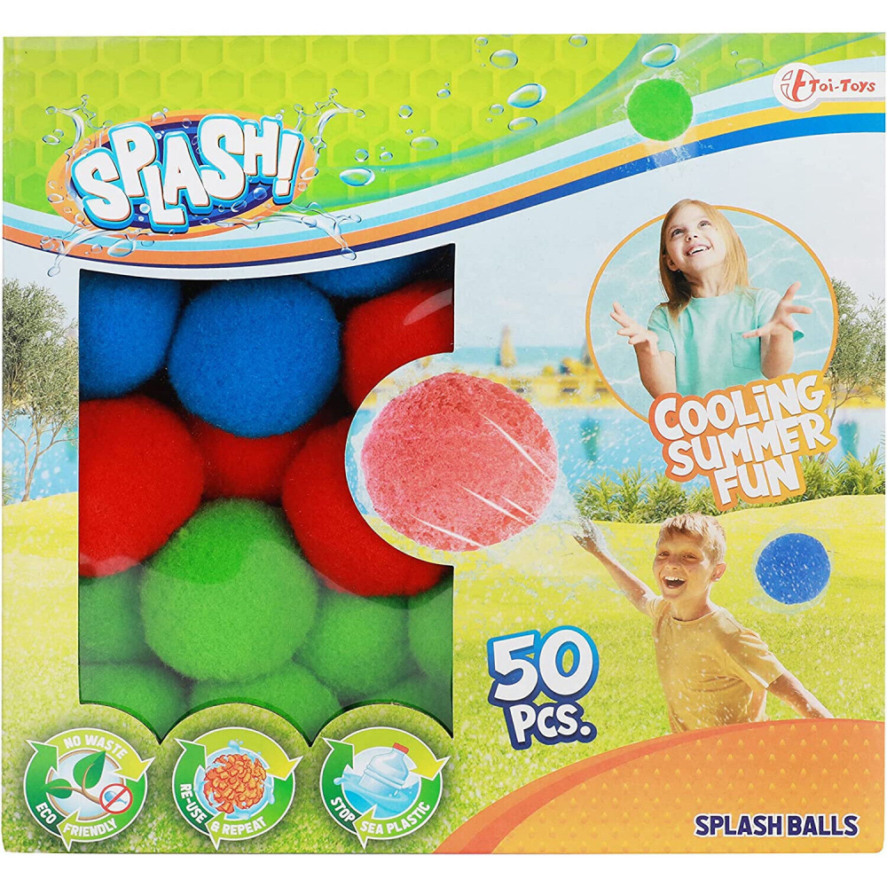 Set 50 bile splash apa 5 cm Toi Toys