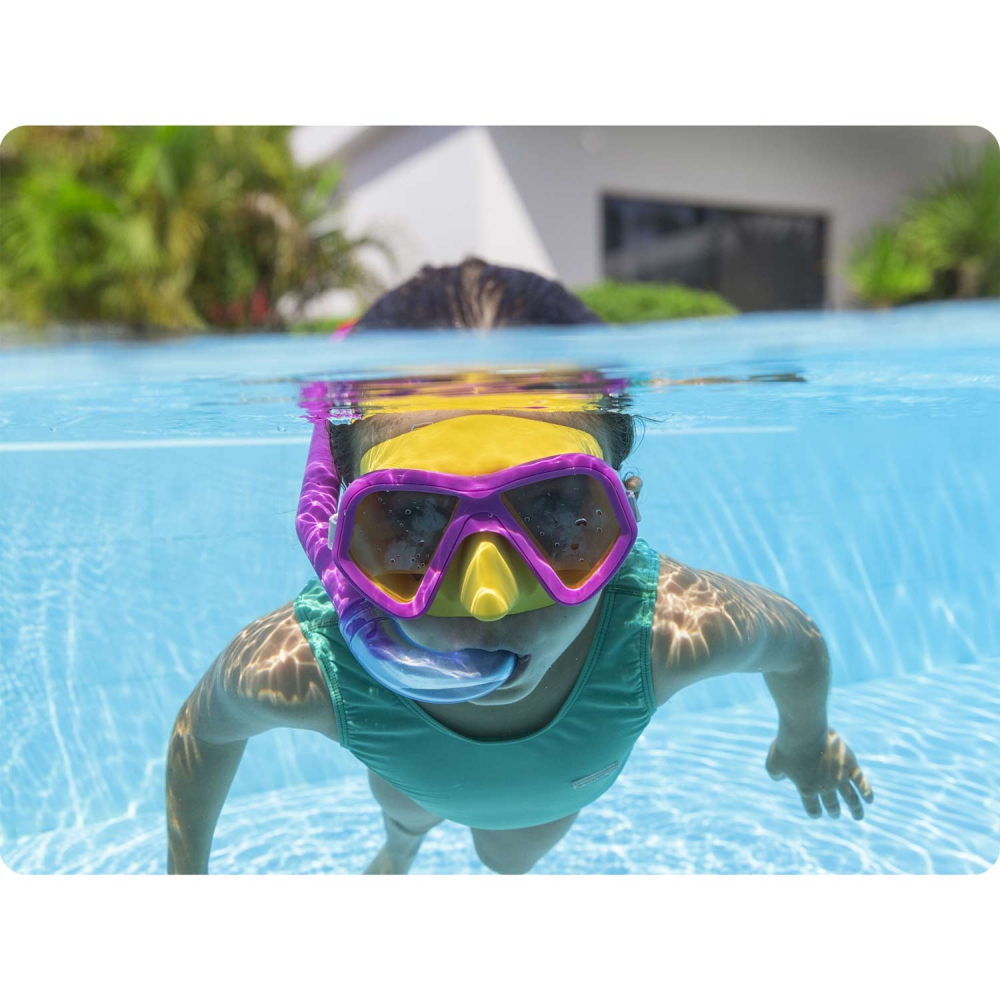 Set snorkeling pentru scufundari copii Bestway Roz - 2 | YEO