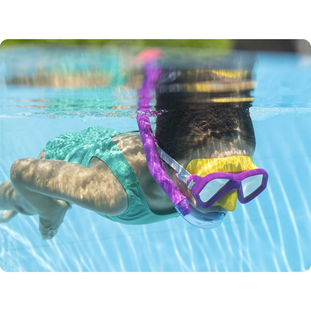 Set snorkeling pentru scufundari copii Bestway Roz - 3 | YEO