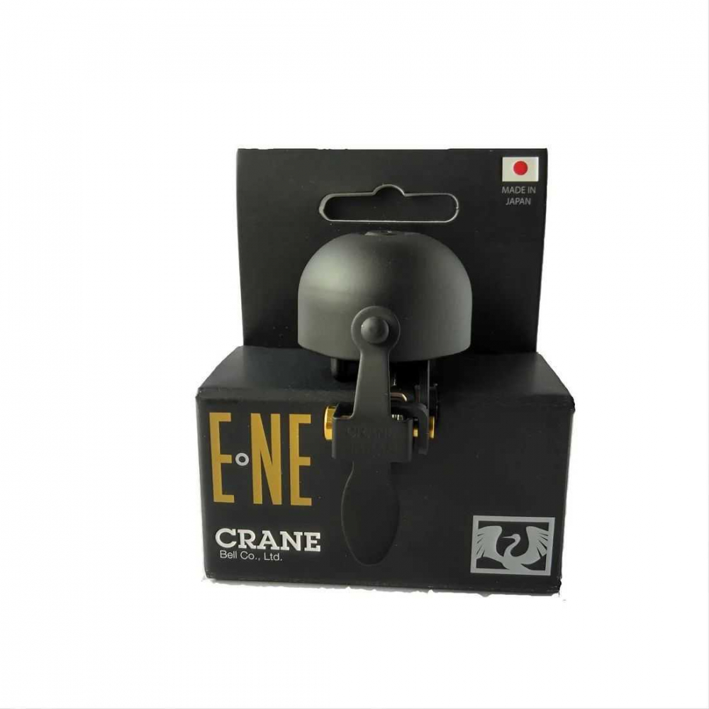 Sonerie bicicleta Crane Bell E-NE din aluminiu negru Crane Bell Co - 1 | YEO