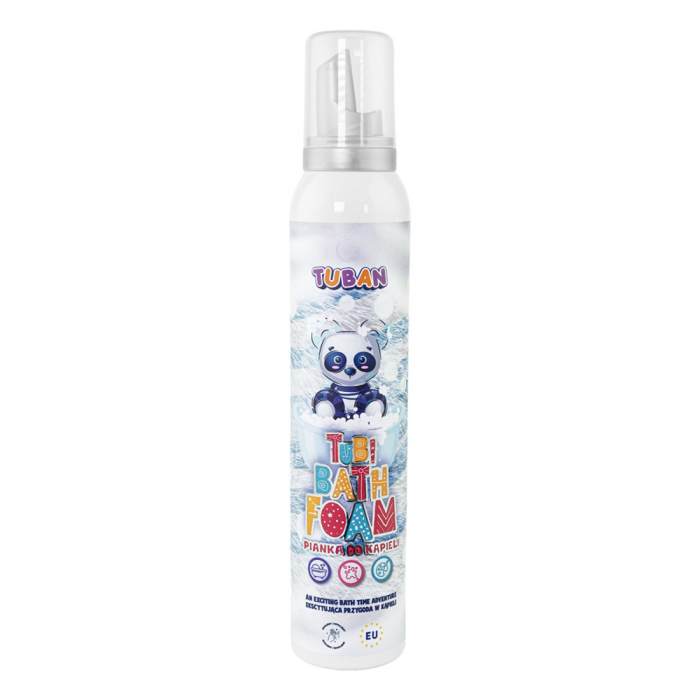 Spuma creativa pentru baie si slime Tubi culoarea alb 200 ml