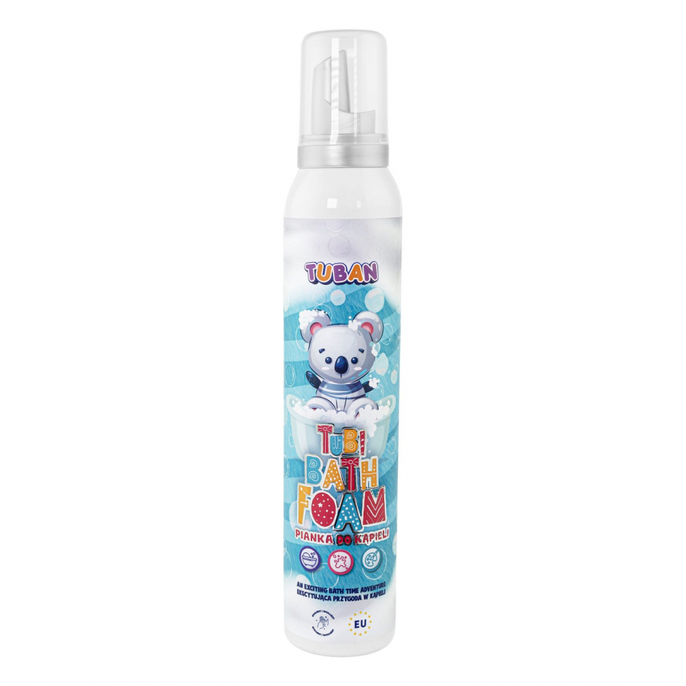 Spuma creativa pentru baie si slime Tubi culoarea albastru 200 ml