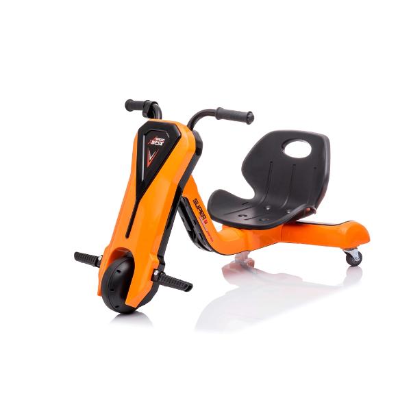 Tricicleta electrica pentru copii Super Drift On 12V portocaliu