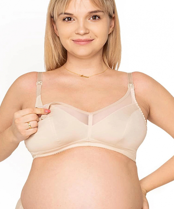 Sutien pentru alaptat Allday Beige marime 85B