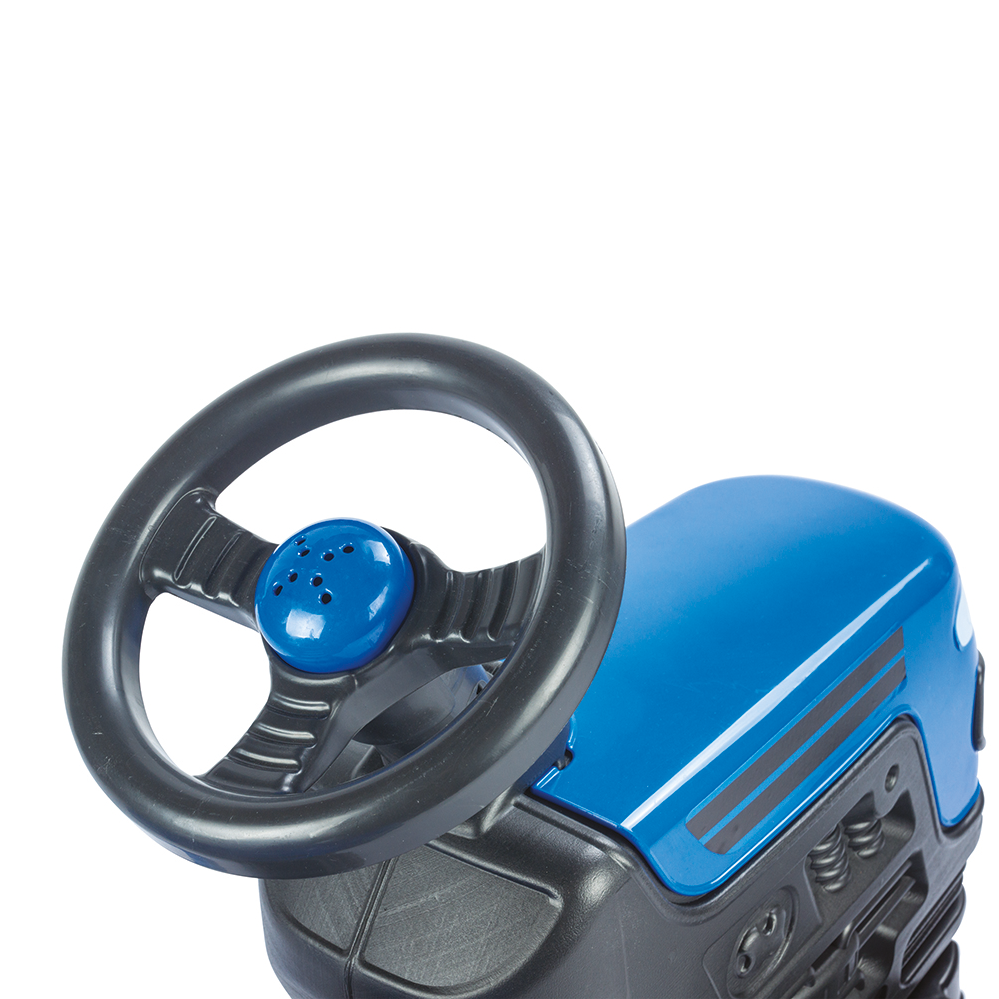 Tractor cu pedale albastru