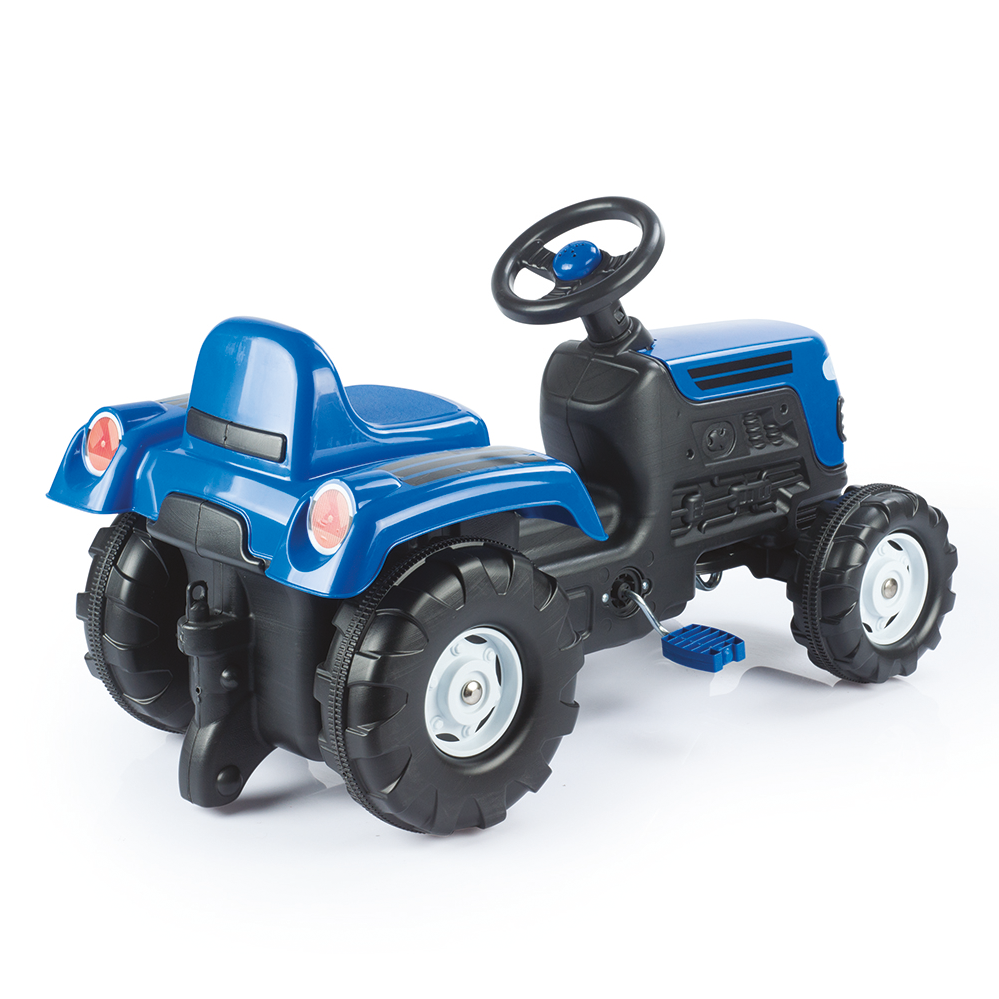 Tractor cu pedale albastru - 1 | YEO