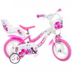 Bicicleta copii Dino Bikes 12 Flappy roz