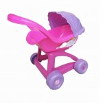 Carucior landou pentru papusi Candy&Ken Baby Stroller Pink / Purple