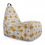 Fotoliu Puf Bean Bag tip Chill L Geometric Flowers