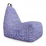 Fotoliu Puf Bean Bag tip Chill L Striped Pattern