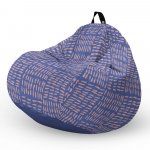 Fotoliu Puf Bean Bag tip Para XL Striped Pattern