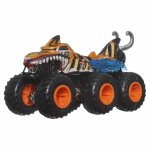 Masinuta metalica cu 6 roti Tiger Shark Hot Wheels Monster Truck Big Rigs scara 1:64