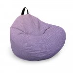 Husa fotoliu Puf Bean Bag tip Para XL fara umplutura Topografic mov
