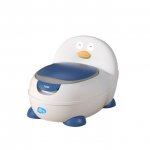 Olita Little Mom cu adaptor moale Cute Penguin Blue