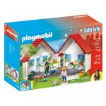 Set constructie Playmobil Set portabil clinica veterinara