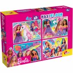 Puzzle de colorat maxi Barbie 4 x 48 de piese