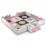 Puzzle din spuma Jolly 3, 25 piese 118,5 x 118,5 cm pink