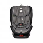 Scaun auto pentru copii cu isofix Ares i-Size si rotativ 360 grade 0 luni-12 ani Grey