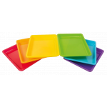 Set 12 tavi colorate multifunctionale pentru gradinita si scoala