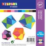 Set 500 coli de hartie pentru origami in 10 culori pentru gradinita si scoala