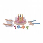 Set de joaca Joueco 23 de piese 3 ani+ Tort aniversar Multicolor